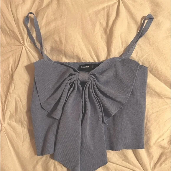 Blue crop top - Picture 1 of 1